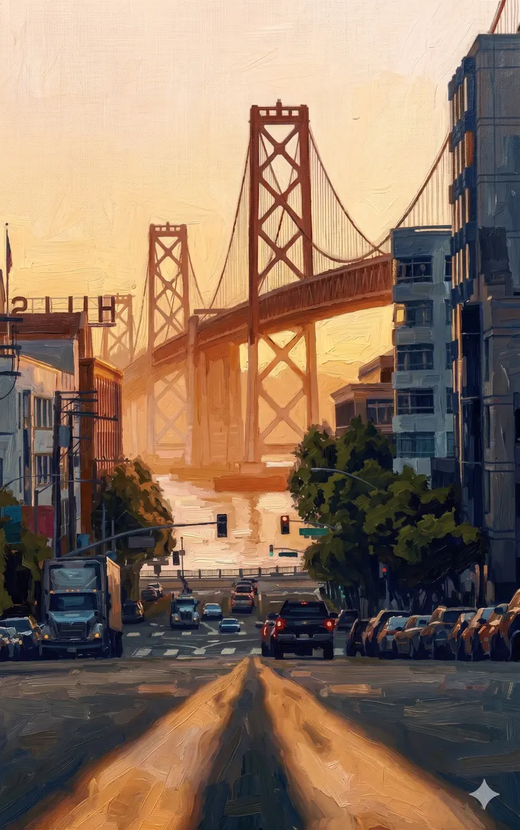 Bay Bridge Sunset