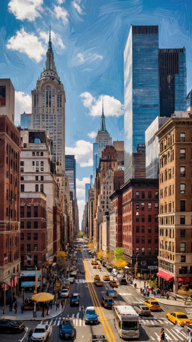 Sunny Manhattan Avenue