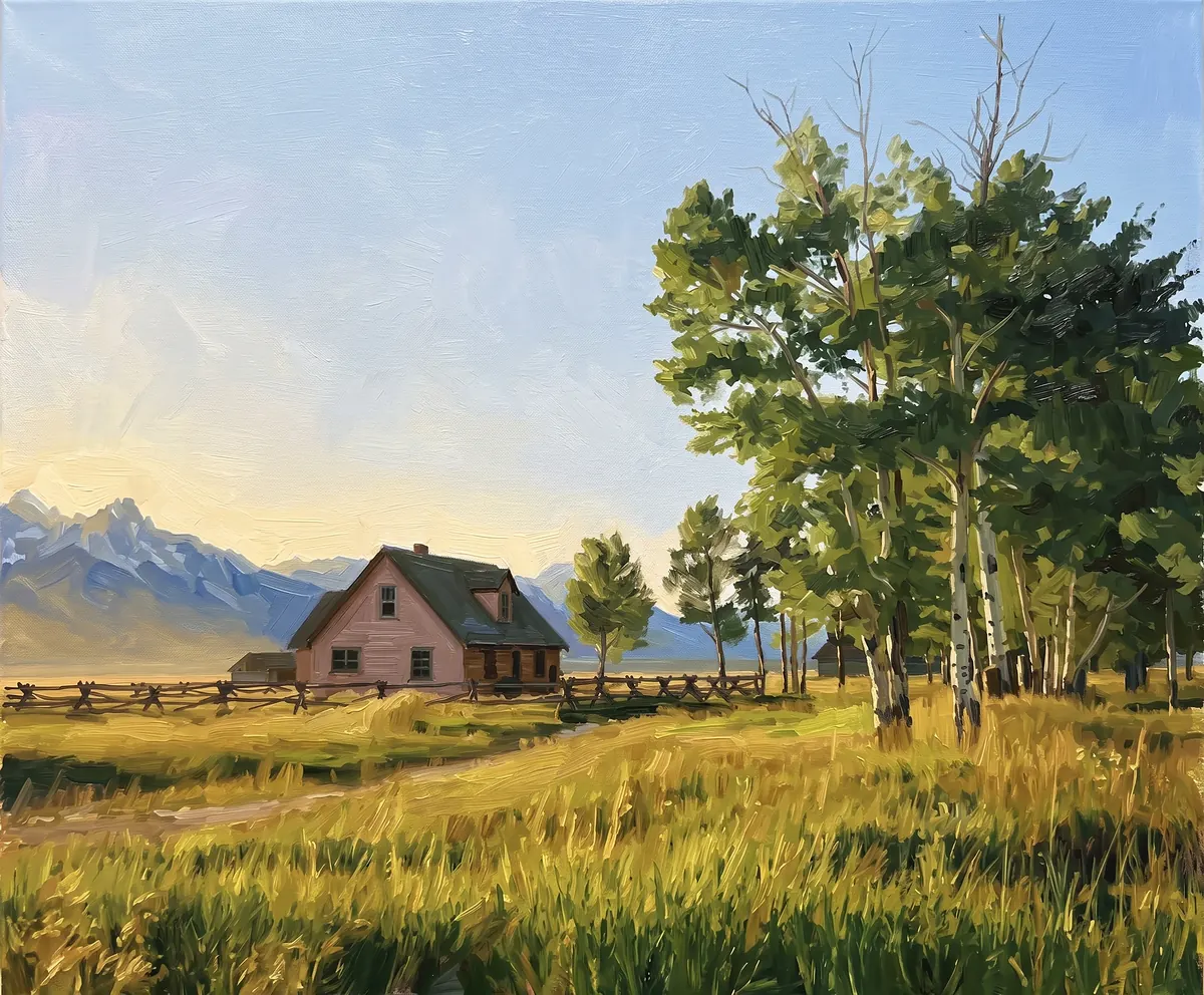 Mountain Farmhouse Meadow